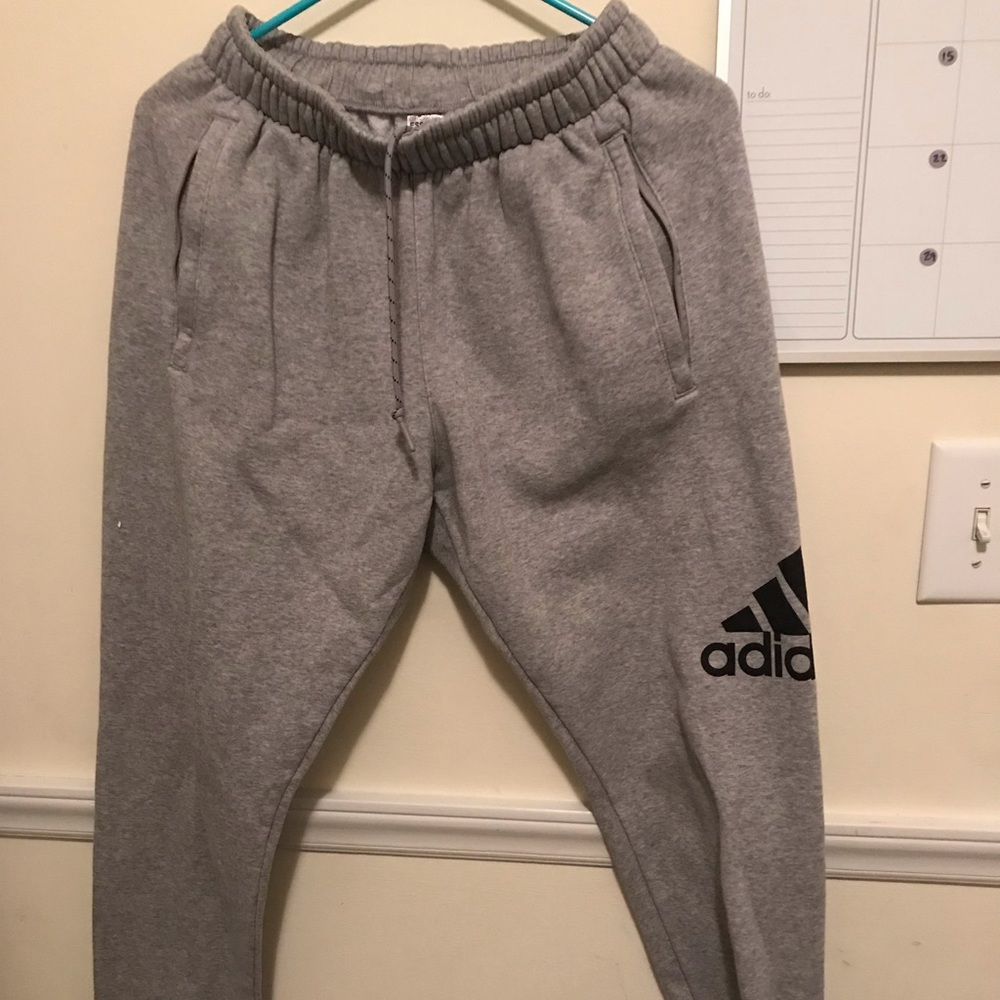 Adidas joggers with pockets